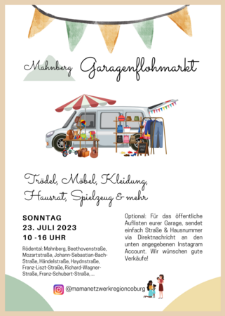 1. Mahnberg Rödental Garagenflohmarkt