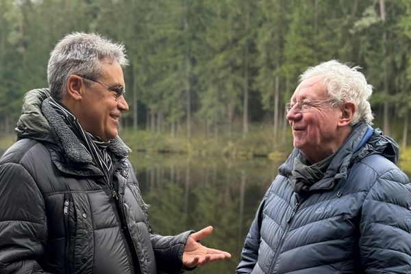 Prof. Dr. Peter Pfrommer und Christian Salvesen