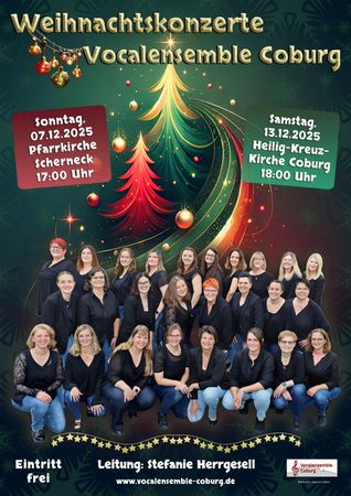 Plakat Vocalensembles Coburg