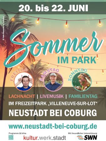 Neustadt bei Coburg Sommer im Park