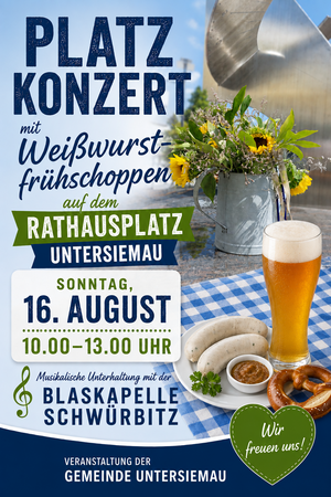 Platzkonzert mit Weißwurstfrühschoppen