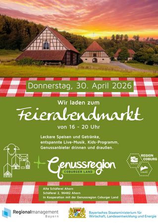 Flyer Feierabendmarkt Vorderseite