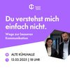 Du verstehst mich einfach nicht. Du verstehst mich einfach nicht.