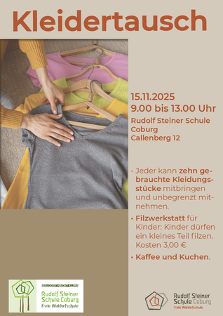 Plakat Kleidertausch
