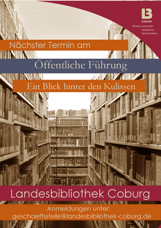 Poster für Führungen