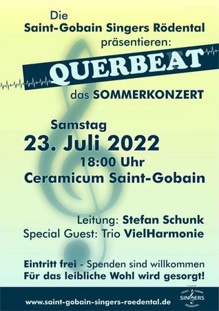 Layout: Carl Baetjer Sommerkonzert Querbeat