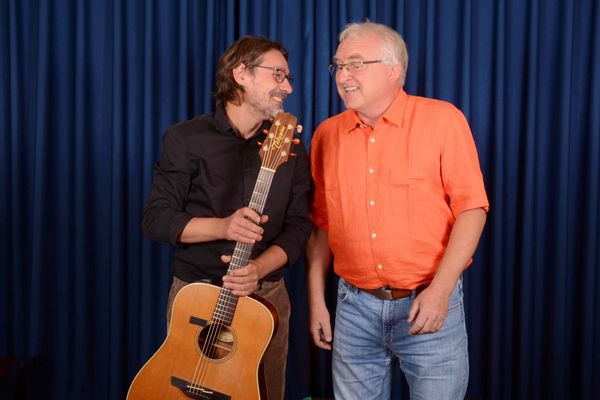 Wo auch immer sie auftreten: Marco Pfennig und Andreas Pietsch verbreiten gute Laune. 