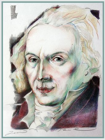 Jean Paul: Zeichnung von Stephan Klenner-Otto