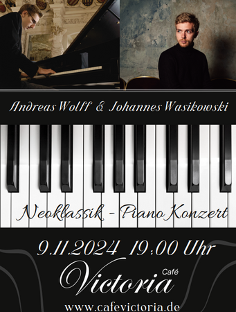 Konzertplakat Johannes Wasikowski & Andreas Wolff Live