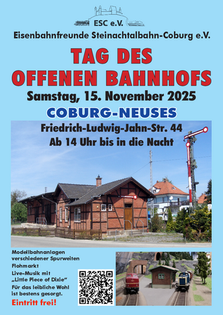 Offener Bahnhof Coburg Neuses