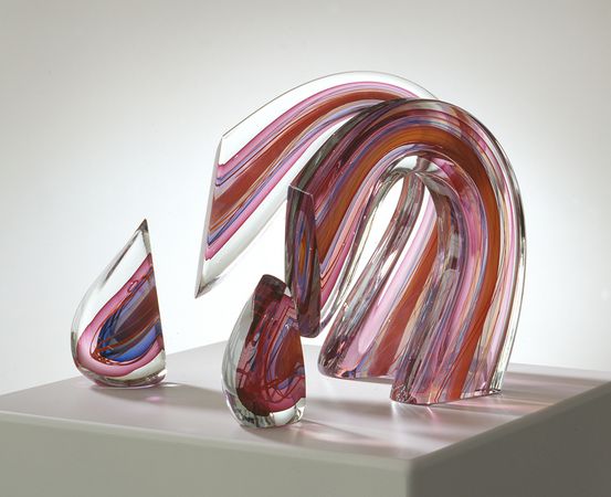 Harvey Littelton: geschnitte Form, 1989 