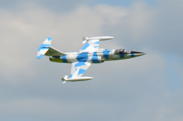 Modell eines Starfighter der Aerospace in Cape Canaveral in Florida