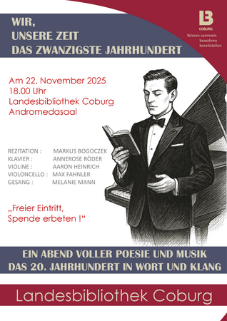 Plakat zur Veranstaltung