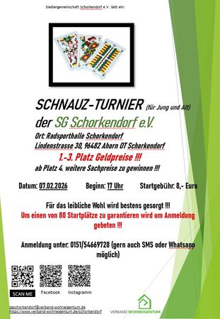 Einladung Preis-Schnauz-Turnier