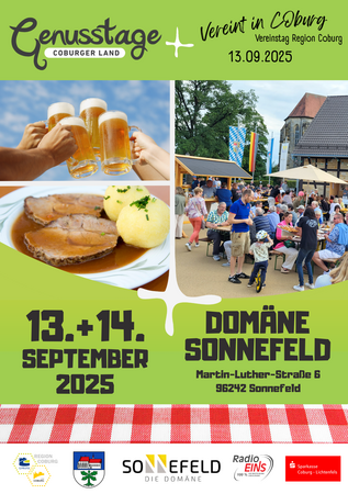 Flyer Genusstage Vorderseite