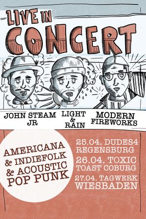 Modern Fireworks, John Steam Jr., Light & Rain 