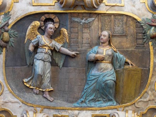 Peter Stenglein Verkündigung (Epitaph in St. Moriz)