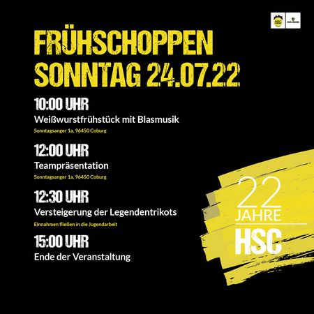 Die Grafik stellt eine Übersicht über den gesamten Tag dar. Grafik zum Frühschoppen