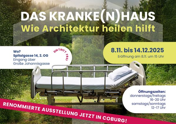 Plakat "Das Krankenhaus(n)haus"