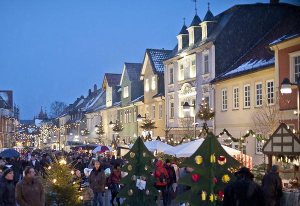 Altstadt Bad Rodach bei Nacht