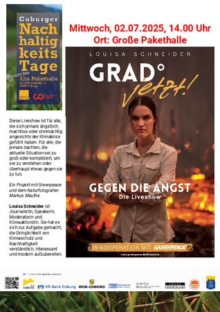 Grad Jetzt - gegen die Angst, Show mit Louisa Schneider