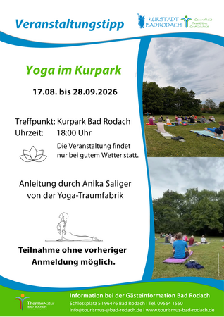 Yoga im Kurpark