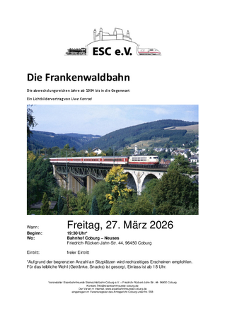 Die Frankenwaldbahn