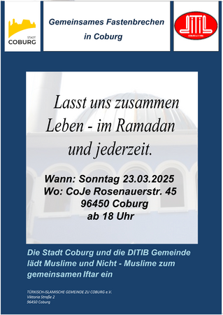 Lasst uns zusammen Leben - im Ramadan und jederzeit!