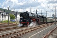 BR 01 + historische Wagen