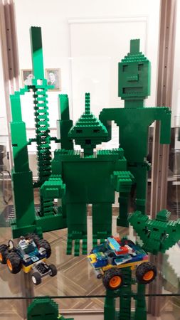 Lego-Kreationen in Grün